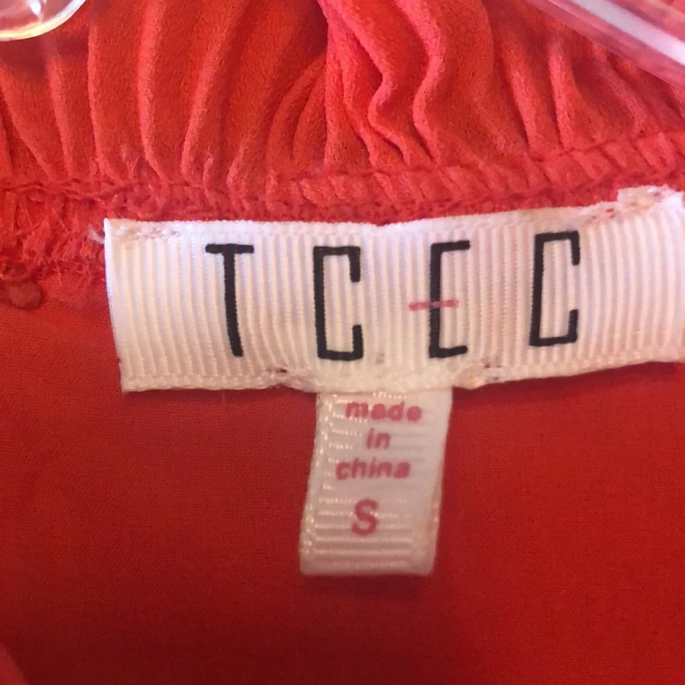TCEC Coral Ruffle Blouse - Picture 7 of 7